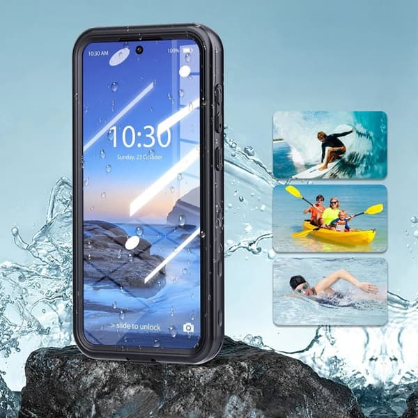 Shellbox Mobilcover til Galaxy A36 GT Vandtæt - Sort