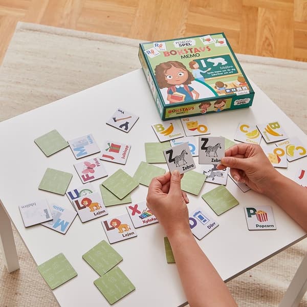 BARBO Spel Classic Pedagog Spel Bokstavsmemo (SE)