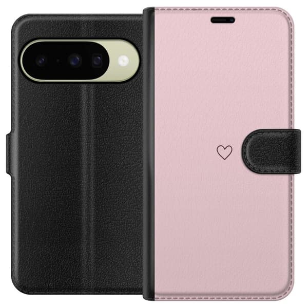 Plånboksfodral till Google Pixel 10 med Litet Hjärta