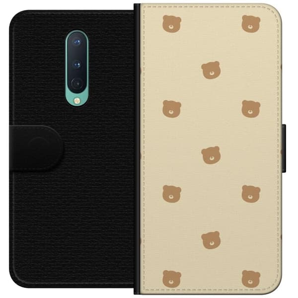 OnePlus 8 tegnebog med bjørnemønster