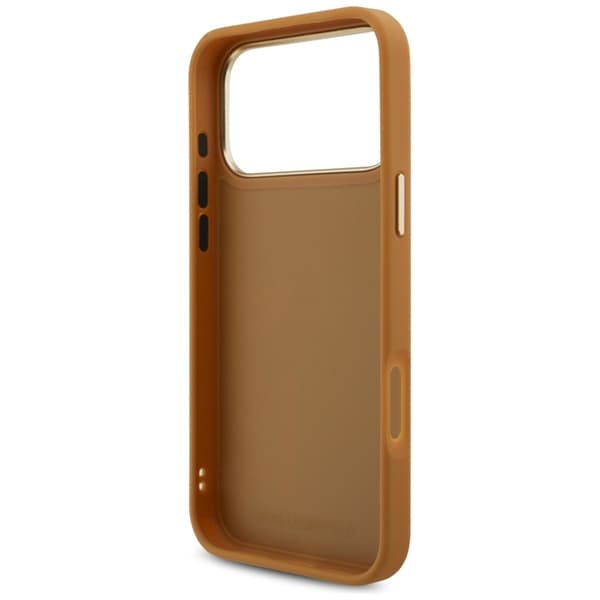 Karl Lagerfeld Mobilskal till iPhone 17 Pro Max Script Logo - Brun