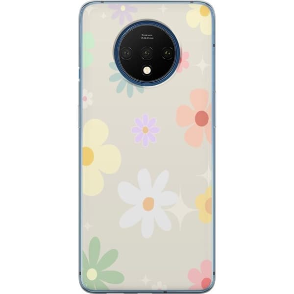 Taske til OnePlus 7T med fejede blomster