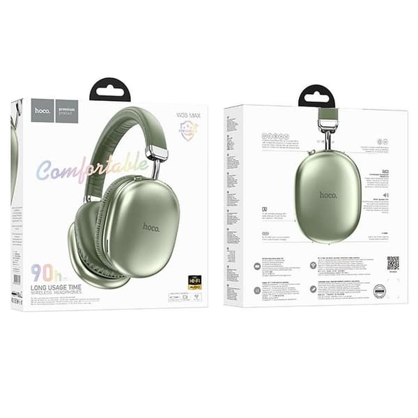 Hoco Over-Ear Hörlurar Trådlösa Bluetooth W35 Max - Grön
