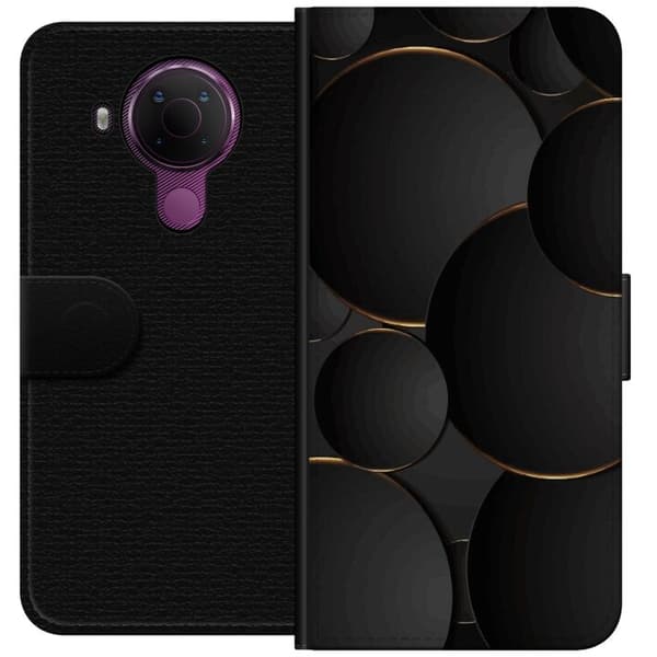 Plånboksfodral till Nokia 5.4 med Lyxig Cirklar