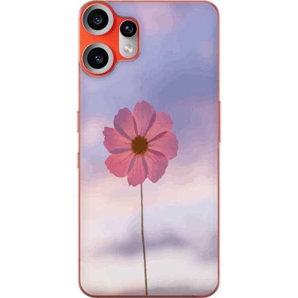 Mobilskal till Nothing CMF Phone 2 Pro med Rosa blomma