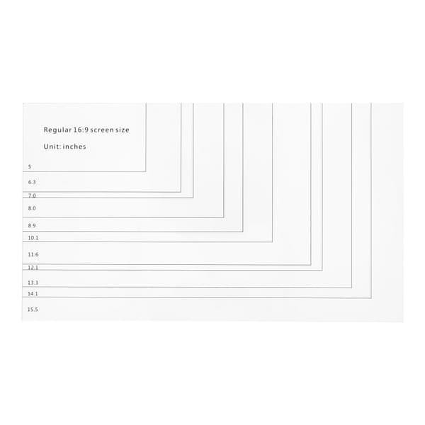 Bestsuit Universal-näytönsuoja (DIY) 15,5 tuumaa