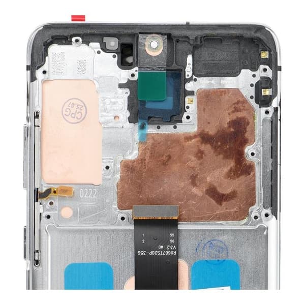 SAMSUNG S20 Plus Skärm med LCD-display SOFT OLED - Vit