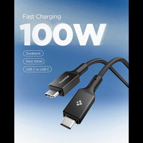 Spigen USB-C til USB-C 100W kabel 150cm EB10015CC