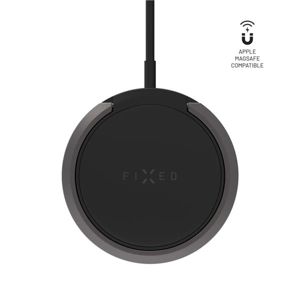 FIXED MagPad 15W Trådløs oplader/stativfunktion Sort