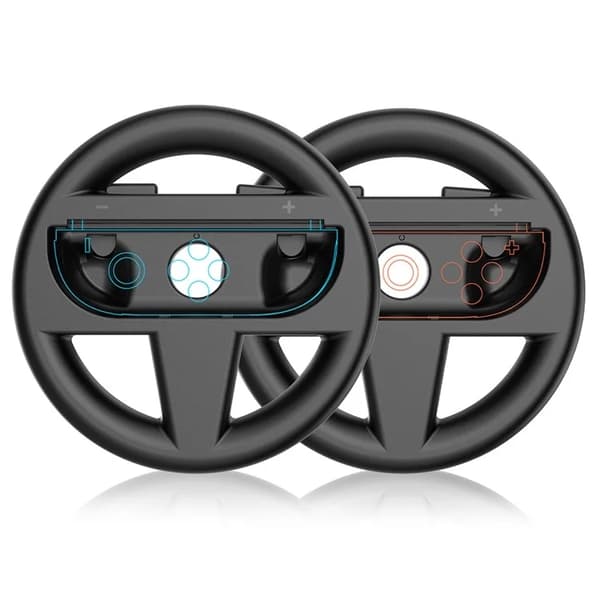 Racingratt för Nintendo Switch 2 Joy-Con-kontroll (2-pack) - Svart