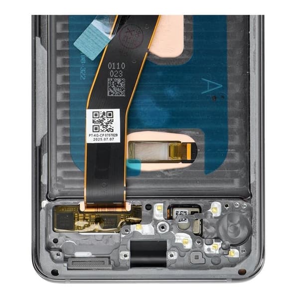 SAMSUNG S20 4G Skärm med LCD-display SOFT OLED - Grå