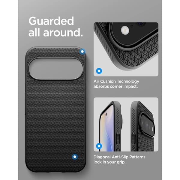 Spigen Mobilcover Til Google Pixel 11 Pro Magsafe Liquid Air - Mat Sort