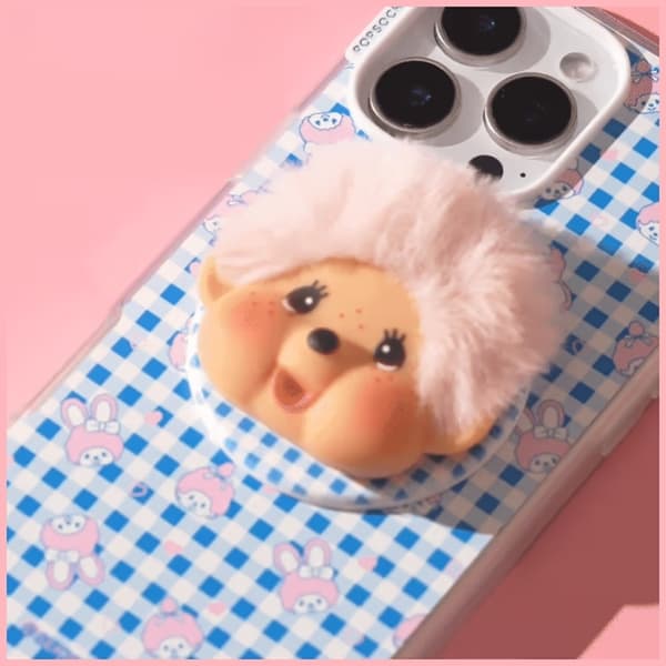 PopSockets MagSafe PopGrip Monchhichi och Stativ