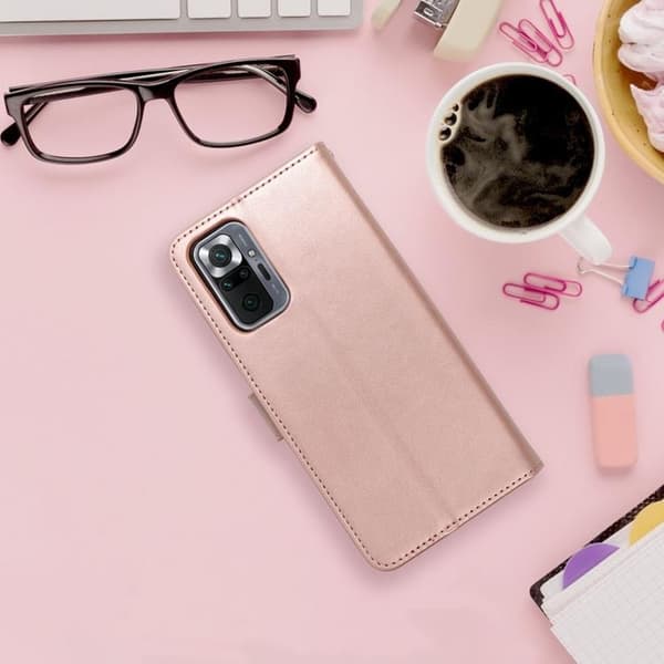 Xiaomi Redmi Note 13 Pro 4G Plånboksfodral Mezzo - Rose Guld