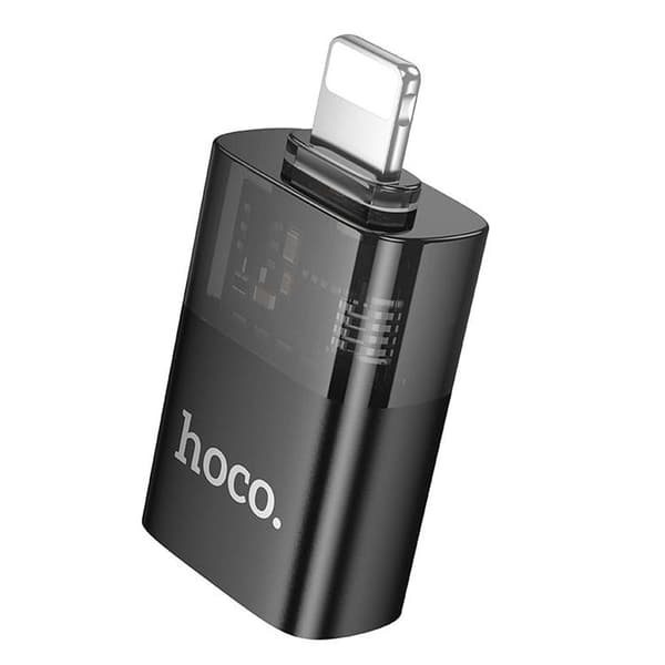 Hoco USB-A–Lightning-adapter UA36 – Musta
