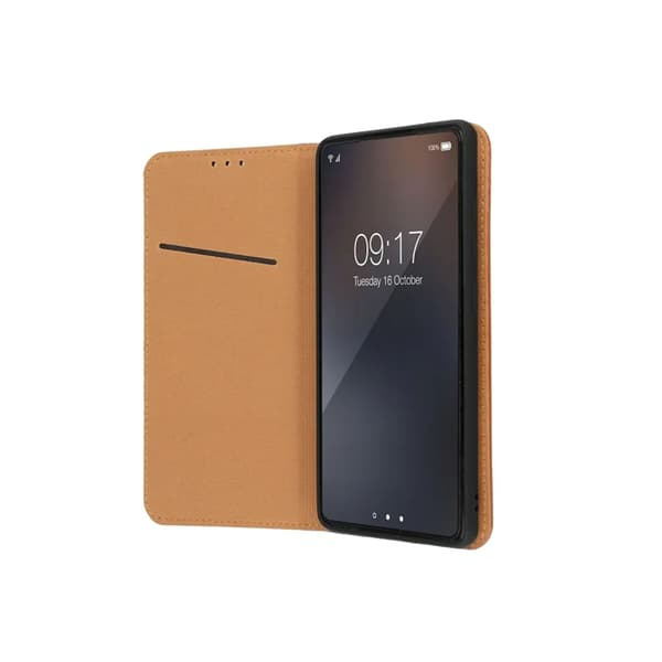 Galaxy S25 Edge Plånboksfodral Smart Pro - Brun
