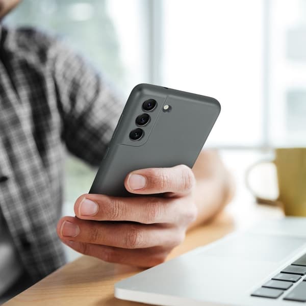 METALLIC etui til Samsung A34 5G grå