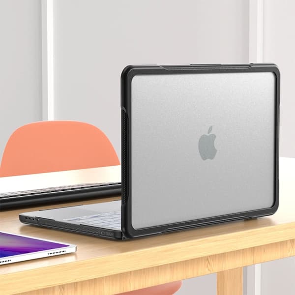 Tech-Protect Cover til Macbook Neo 13\" (2026) Velar - Klar/Sort