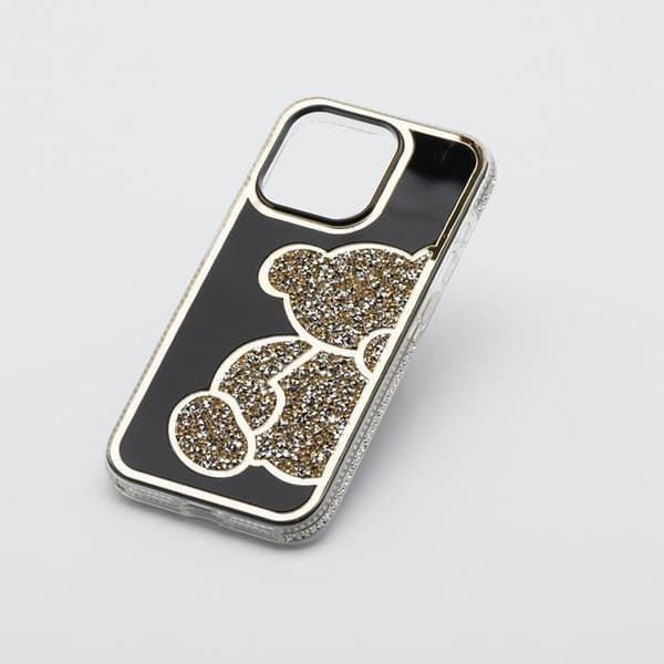 Telefontaske til iPhone 16 Bamse - Guld