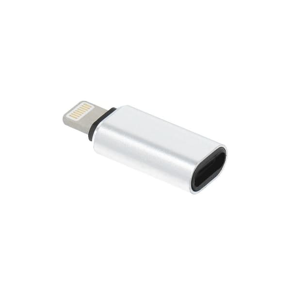 Lataussovitin USB-C Lightning hopea