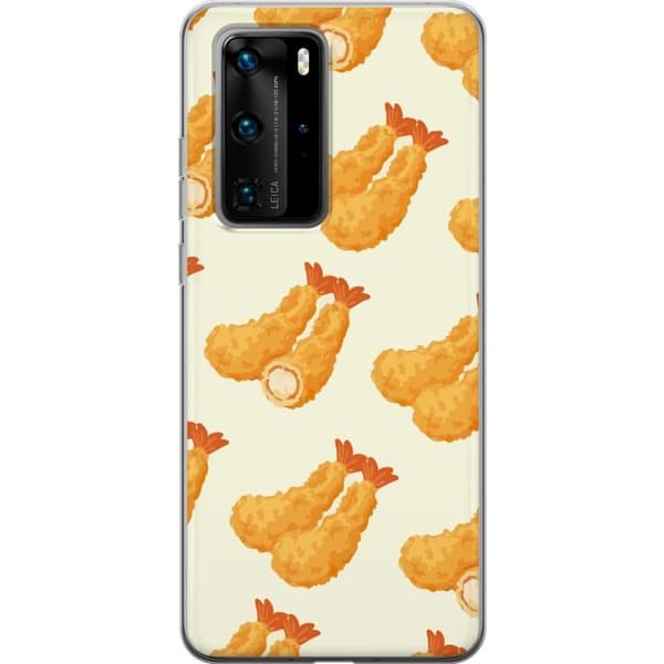Mobiletui til Huawei P40 Pro med rejer