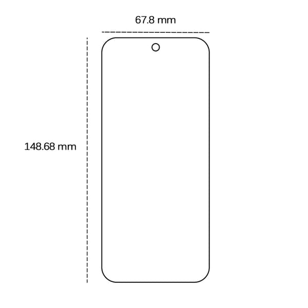 Google Pixel 9a Härdat Glas Skärmskydd 2.5D - Clear