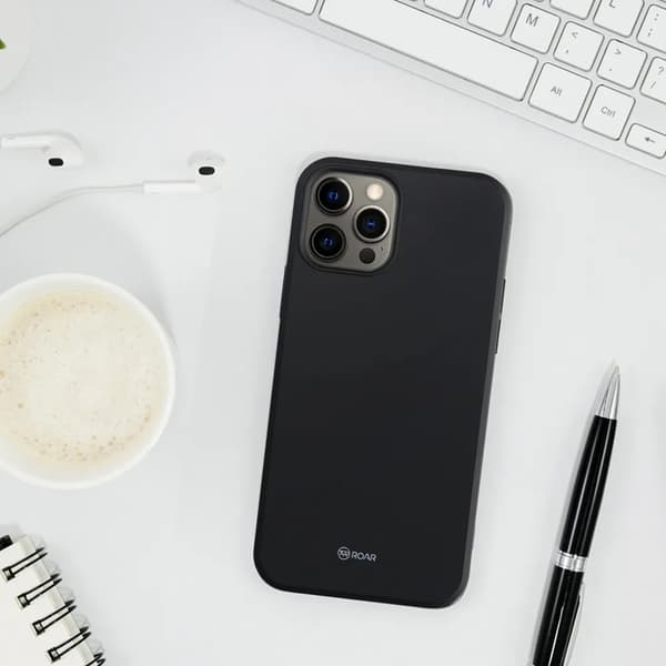 Roar Telefontaske til iPhone 17 Farverig Jelly - Sort