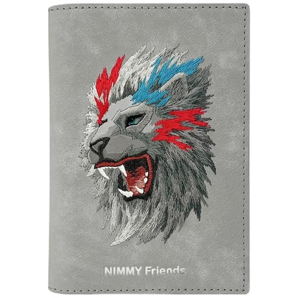Nimmy Passinpidike Lompakko Raptor Lion - Harmaa