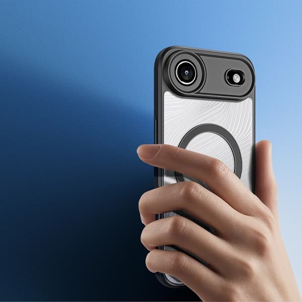 Dux Ducis iPhone Air MagSafe Aimo -kuori - Musta
