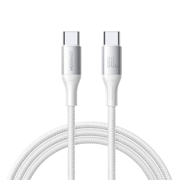Joyroom USB-C til USB-C Kabel 60W 2m Flash-serie - Hvid