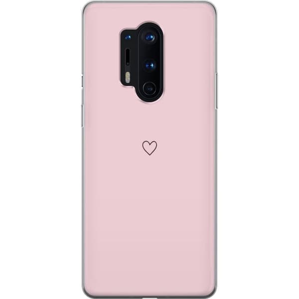 Taske til OnePlus 8 Pro med lille hjerte