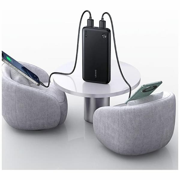 USAMS Powerbank 10000mAh 2xUSB-A 1xUSB-C PB83
