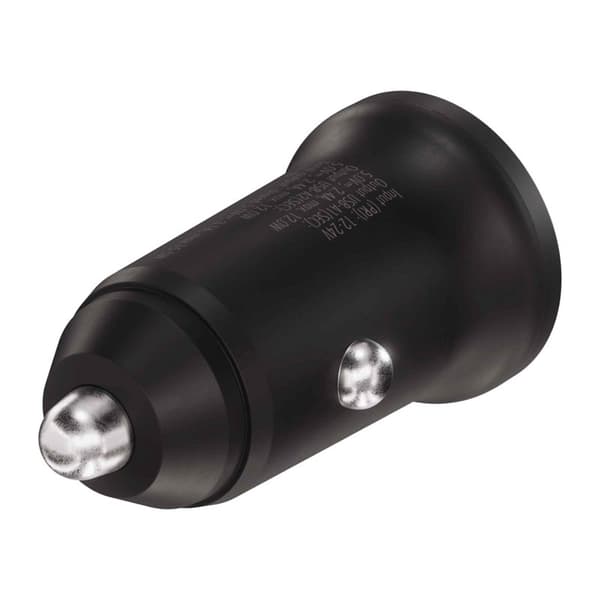X2O 2x12W dobbelt biloplader USB-A/A sort