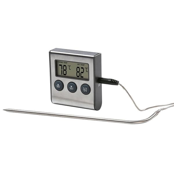 XAVAX Kødtermometer Digital Timer Kabelsensor