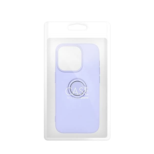 Mobilskal till iPhone 17 Pro Max Silikon Ring - Lila