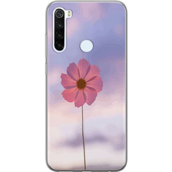 Mobilskal till Xiaomi Redmi Note 8 med Rosa blomma