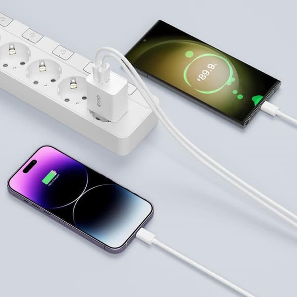Tech-Protect NC30W 2-Port Netværksoplader - Sort