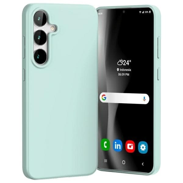 Mercury Telefontaske til Galaxy S24 FE Soft - Mint