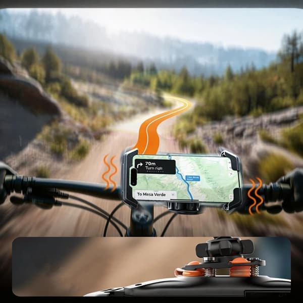 Tech-Protect Mobilholder til Cykel Universal V6 - Sort