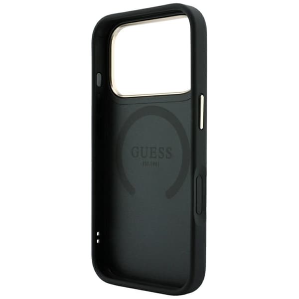 Guess Mobilskal till iPhone 18 Pro Max/17 Pro Max Magsafe Stripe Peony 4G Logo