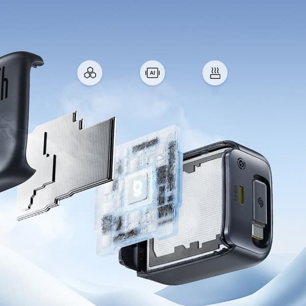 Baseus Snabbladdare 45W USB-C med Infällbar kabel EnerCore CJ11- Svart