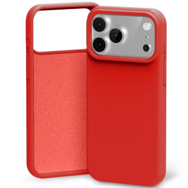 Mercury Mobilskal till iPhone 17 Pro Max Silikon - Röd