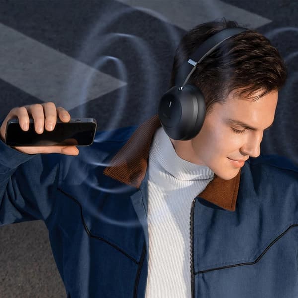 Baseus On-Ear Trådløse Hovedtelefoner Bluetooth 5.3 - Sort