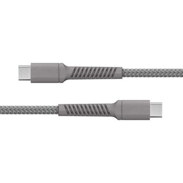 X2O Longlife 100W USB-C/C-kabel 2 m titangrå
