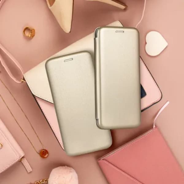 Galaxy S24 Ultra Plånboksfodral Elegance - Guld