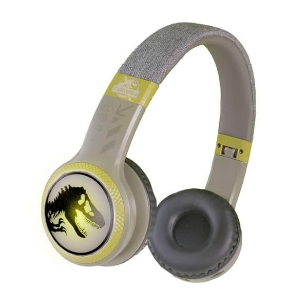 JURASSIC Hörlurar T-rex Trådlös LED On-Ear