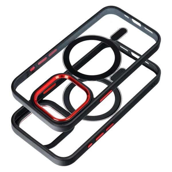 Mobilcover Til Galaxy S26 Plus Magsafe Edge - Sort/Rød
