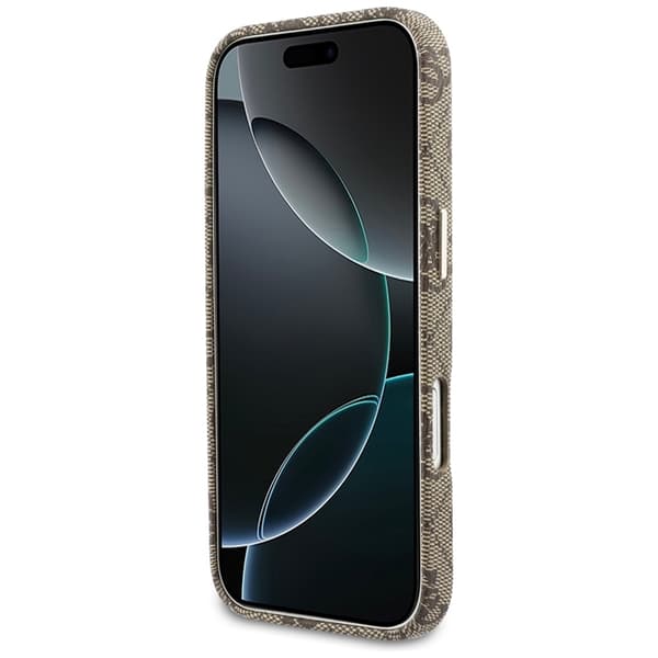 Guess  Mobilskal För iPhone 17 MagSafe 4G Script - Brun