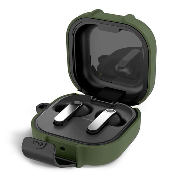 Tech-Protect Cover Til Galaxy Buds 4/4 Pro Slim Hook - Olivengrøn