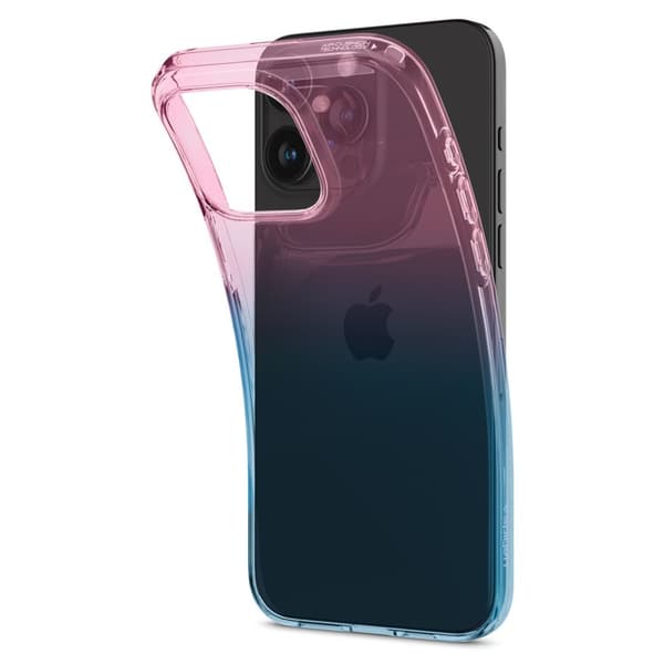 Spigen Mobilskal till iPhone 15 Pro Liquid Crystal - Gradation Rosa